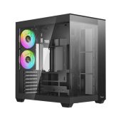 Корпус Ocypus Delta C74 ARGB Midi Tower Без БП чёрный, Delta C74 BK ARGB