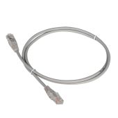 Патч-корд LANMASTER UTP кат. 5e серый 30 м, с заливными колпачками, TWT-45-45-30-GY