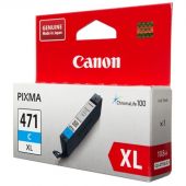 Вид Картридж Canon CLI-471XL C Струйный Голубой 715стр, 0347C001