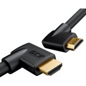 Фото Видеокабель с Ethernet Greenconnect HMAC2 HDMI (M прав угол) -> HDMI (M прав угол) 2 м, GCR-52313