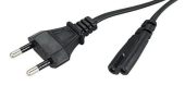 Кабель питания BURO BU-PCAB-1.8-2PIN IEC 320 C7 -> Schuko CEE 7 5A 1.8 м, BU-PCAB-1.8-2PIN
