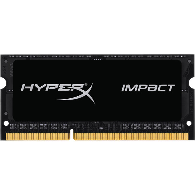 Картинка - 1 Модуль памяти Kingston HyperX Impact Black 8GB SODIMM DDR3L 1866MHz, HX318LS11IB/8