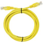 Патч-корд Telecom UTP кат. 5e жёлтый 2 м, NA102-Y-2M