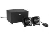 Photo Акустическая система HP Compact Speaker System 2.1, цвет - Чёрный (2шт), BR386AA