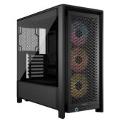 Фото Корпус Corsair Frame 4000D RS ARGB Midi Tower Без БП чёрный, CC-9011296-WW