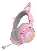 Наушники Razer Kraken Kitty V3 Pro Quartz USB розовый, RZ04-05170200-R3M1