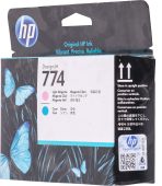Печатающая головка HP 774 Струйный Св.-голубой/Св.-пурпурный, P2V98A