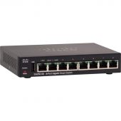 Вид Коммутатор Cisco SG250-08 Smart 8-ports, SG250-08-K9-EU