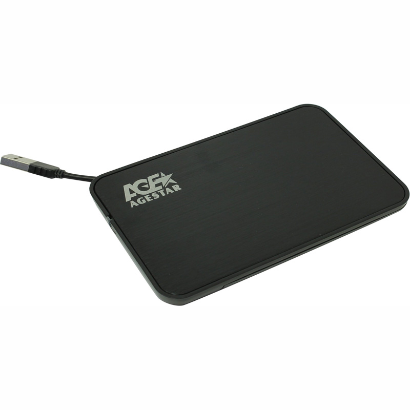 Внешний корпус для HDD/SSD AgeStar SUB2A8 2.5" чёрный, SUB2A8 (BLACK)