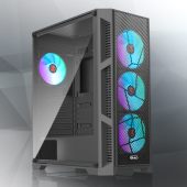 Корпус RAIJINTEK ARCADIA III -MS4 Midi Tower Без БП чёрный, 0R20B00247