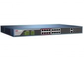 Фото Коммутатор HIKVISION DS-3E0318P-E(C) 16-PoE Неуправляемый 18-ports, DS-3E0318P-E(C)