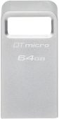 USB накопитель Kingston DataTraveler Micro USB Type A (USB 3.2 Gen 1) 64 ГБ, DTMC3G2/64GB