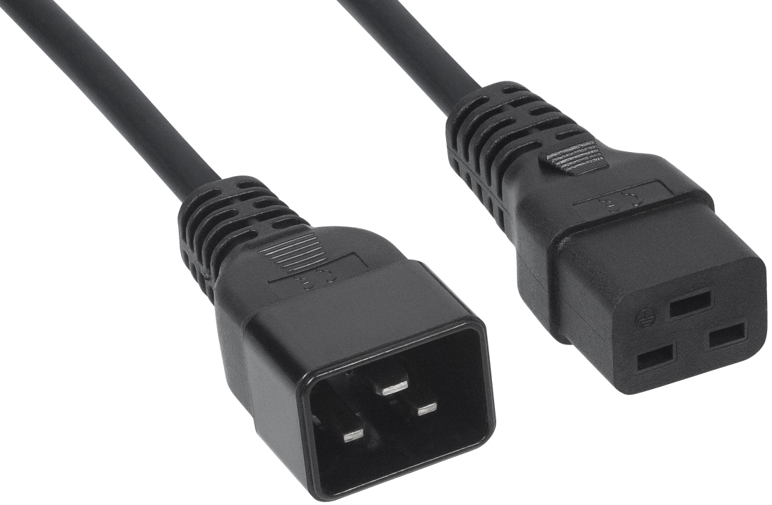 Кабель питания Filum IEC 320 C19 -> IEC 320 C20 16A 1.8 м, FL-PC-C19/C20-C-1.8-BK