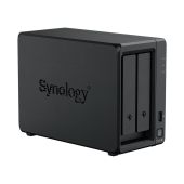 Сетевое хранилище NAS Synology DiskStation DS725+ 2x3.5" Tower чёрный, DS725+