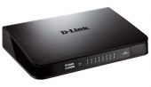 Коммутатор D-Link DGS-1016A Неуправляемый 16-ports, DGS-1016A/B1B