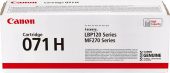Фото Тонер-картридж Canon 071H Лазерный Черный 2500стр, 5646C002