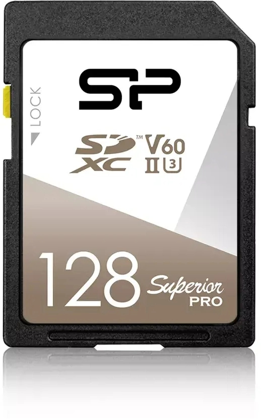 Карта памяти SILICON POWER Superior Pro SDXC C10 128GB, SP128GBSDXJV6V10