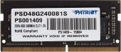 Модуль памяти PATRIOT Signature Line 8 ГБ SODIMM DDR4 2400 МГц, PSD48G240081S