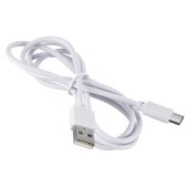 Фото USB кабель Digma USB Type C (M) -> USB Type A (M) 2A 1,2 м, TYPE-C-1.2M-WH
