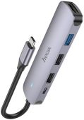 Фото USB-хаб HOCO HB27 2 x USB 2.0 + USB 3.0 + USB Type-C, HB27