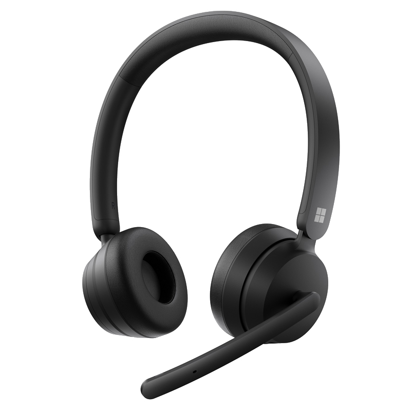 Картинка - 1 Гарнитура Microsoft Modern Wireless Headset For Business Чёрный, 8JS-00013