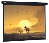 Экран настенно-потолочный CACTUS Wallscreen 150x150 см 1:1 ручное управление, CS-PSW-150X150-BK