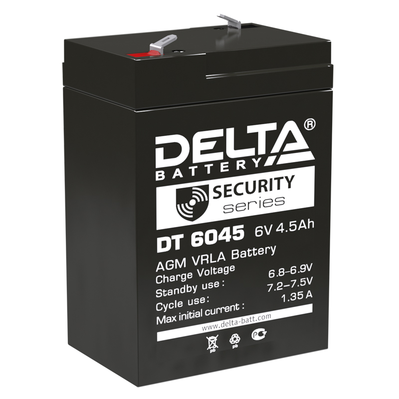 Картинка - 1 Батарея для дежурных систем Delta DT, DT 6045