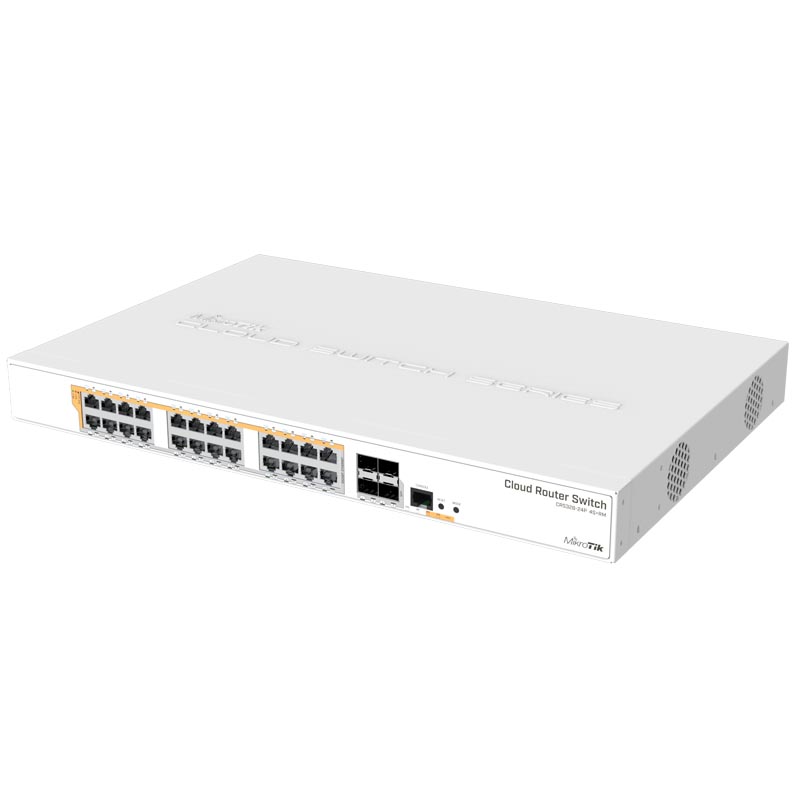 Фото-1 Коммутатор Mikrotik Cloud Router Switch 328-24P-4S+RM Управляемый 28-ports, CRS328-24P-4S+RM