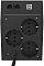 Фото-2 ИБП Powercom RPT-800AP Euro, задняя панель. Видны три евророзетки, порты RJ-11 IN/OUT, USB-порт и выход сетевого кабеля из корпуса. Фото показывает доступные разъёмы для питания и связи на странице модели.