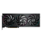 Фото-2 Видеокарта Gigabyte NVIDIA GeForce RTX 5060 Ti AORUS ELITE GV-N506TAORUS E-16GD, фронтальный вид. Видны три крупных вентилятора, чёрный кожух и кольца подсветки розового и голубого оттенка. Для страницы товара это важно, чтобы показать лицевую сторону системы охлаждения.