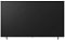 Фото-2 Телевизор LG 86QNED80A6A 86 дюймов, вид спереди, чёрный экран с тонкой рамкой и двумя ножками по краям; фото показывает фронтальную панель в выключенном состоянии, что важно для оценки внешнего вида корпуса.