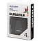 Фото-2 Внешний HDD ADATA HD650 4TB AHD650-4TU31-CBK, фото упаковки: коробка ADATA HD650 с окном, изображением диска и обозначением 4 TB; важно для понимания комплектации и маркировки.