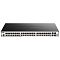 Фото-3 Коммутатор D-Link DGS-1510-52X, фронтальный вид: видны 48 RJ45 портов, 4 SFP+ справа, индикаторы над портами и маркировка модели на лицевой панели. Это важно для страницы товара, чтобы показать полную конфигурацию передней панели без перспективы.