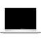 Фото-8 Игровой ноутбук ASUS ROG Zephyrus G16 GU605CP-QR069, вид спереди в открытом виде: экран выключен (чёрный), белая клавиатура и тачпад на белом фоне; показывает внешний вид дисплея и рамок без изображения.