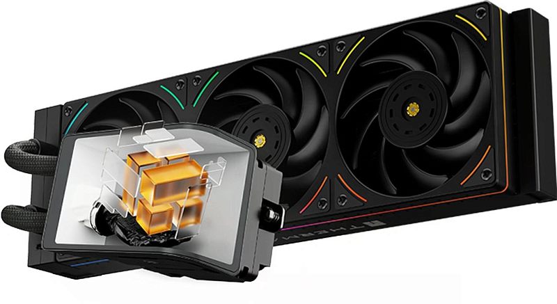 Фото Система водяного охлаждения Thermalright Wonder Vision 360 UB 3 x 120 мм, W-VISION-UB-360-BL-ARGB
