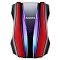 Фото-2 Внешний HDD ADATA HD770G 2TB AHD770G-2TU32G1-CRD, вид сверху, чёрный корпус с красными рельефными боковыми зонами и центральной вставкой с треугольным рисунком и логотипом ADATA.