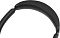 Фото-2 Наушники Jabra Evolve2 55 Link380c MS Stand, крупный план верхней части; показана широкая чёрная подушка оголовья с текстурой и стыки боковых секций, без чашек в кадре; фото помогает рассмотреть форму и отделку оголовья гарнитуры.
