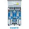 Фото-4 Серверnaya platforma gigabyte r183 z91 rev aav1 acv1 4 4x3, вид сверху со снятой крышкой; материнская плата, процессорные зоны, слоты памяти и вентиляторы показывают внутреннюю компоновку. Описание фиксирует видимые элементы, чтобы изображение соответствовало теме страницы товара.