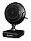 Фото-2 A4Tech PK-710P, вид спереди под углом; чёрный круглый корпус, объектив по центру, справа выходит кабель, снизу складное крепление-клипса; фото показывает форму корпуса и крепление для установки на монитор.
