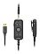 Фото-3 Наушники с микрофоном A4Tech Bloody M590i USB, комплект кабеля и пульта крупным планом: USB-A штекер, пульт на проводе с кнопками и клипсой, штекер 3,5 мм на отдельных концах; изображение показывает элементы подключения и управления на странице товара.