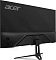 Фото-6 Игровой монитор Acer KG273UW2bmiippx, задняя часть под углом; матовая крышка с фактурной зоной вокруг крепления, вентиляционные решётки и вырез в стойке; показывает конструкцию корпуса и крепления на странице товара.