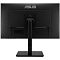 Фото-3 Монитор Asus VA27DQSB, вид сзади; чёрная задняя панель с крупным логотипом ASUS, крепление VESA в центре и стойка на прямоугольном основании; белый фон — показывает конструкцию крепления и заднюю часть корпуса для установки на кронштейн.