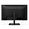Фото-3 Монитор Philips 27E1N1800AE, вид сзади; чёрная задняя панель с горизонтальной текстурой, квадратная площадка крепления по центру, прямоугольная стойка и основание с открытым центром, нижний блок корпуса выступает назад; фото обратной стороны для карточки товара, важно для оценки конструкции и крепления монитора.