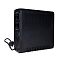 Фото-8 ИБП ACD PW Slim 850 VA Tower 82N C34003 00G, правый боковой вид. На фото ровная чёрная боковая панель с рядами вентиляционных отверстий, шильдиком и уложенным вдоль низа кабелем. Полезно для карточки товара, где важно показать боковую поверхность и вентиляцию корпуса.