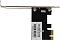 Фото-5 Сетевая карта D-Link DFE-530TX/E1A, обратная сторона: чёрная плата с наклейками штрих‑кодов и отметкой EAC, видны контактные дорожки PCIe — показывает маркировки и обратную сторону изделия.