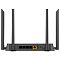 Фото-2 D-Link DIR-815, задняя панель крупным планом: слот SIM, USB‑порт, LAN‑порты и WAN‑порт, кнопки рядом с разъёмом питания; на белом фоне, важно для страницы товара чтобы увидеть интерфейсы подключения