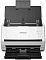 Фото-1 Документ-сканер Epson WorkForce DS-530II, фронтальный вид: белый корпус, поднятый чёрный лоток подачи с направляющими и разложенный выходной лоток; справа вертикальный блок кнопок. Контекст — белый фон; важно для страницы товара, чтобы показать лотки и панель управления.