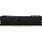 Фото-2 Модуль памяти Kingston FURY Beast KF432C16BB/8W, вид с обратной стороны. Видна чёрная металлическая накладка радиатора без крупного логотипа, верхние прорези и контактная гребёнка. Фото показывает заднюю сторону модуля на странице товара.