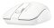 Фото-2 Мышь A4Tech FG12 Fstyler White с USB-ресивером, вид сверху. На фото рядом с белой мышью расположен компактный USB-ресивер. Изображение показывает комплект подключения для страницы товара беспроводной мыши.