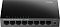 Фото-2 Коммутатор Cudy GS108E, фронтальный крупный план. Видны восемь портов RJ45, подпись 8-Port Gigabit Light Managed Switch, маркировка модели GS108E, светодиодные индикаторы и круглый вход питания DC 5V. Фото уточняет компоновку передней панели и интерфейсов устройства.